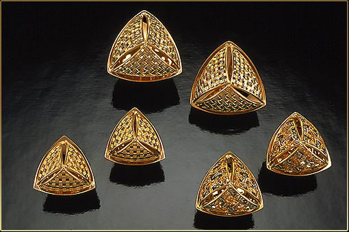 Pyramid Earrings detail photo